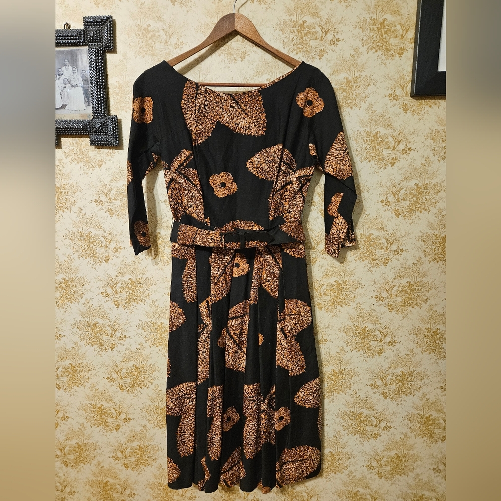 Vintage 1950's/early 60s Jonathan Logan Dress With Belt